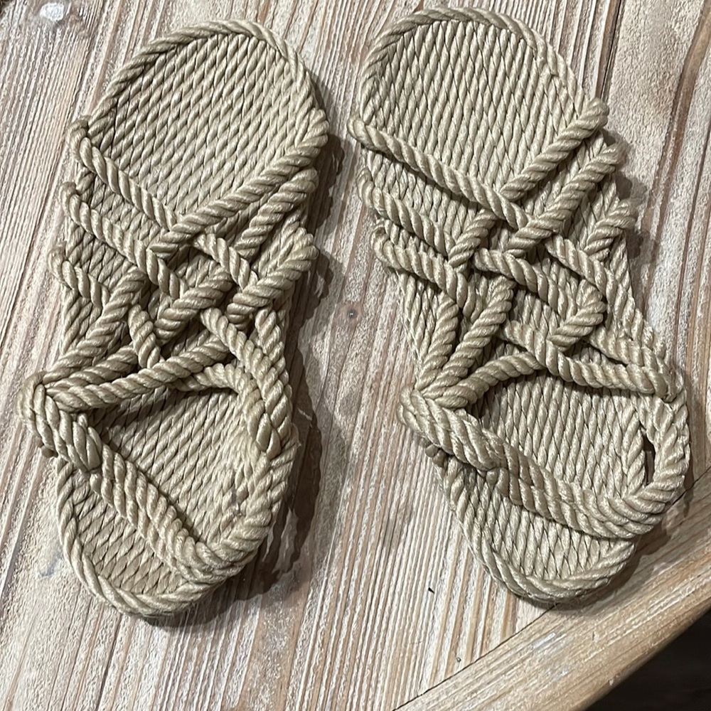 Hemp Sandals! Size 8.5